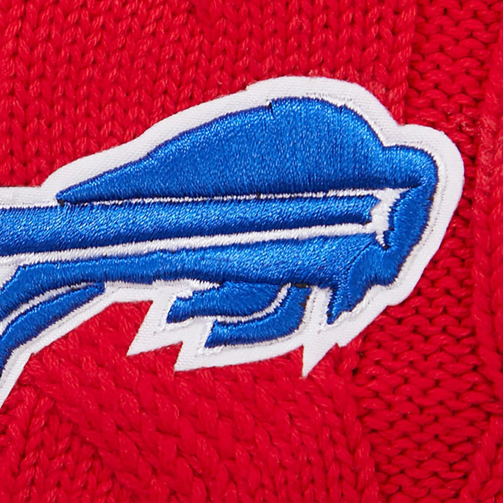 Buffalo Bills Pro Standard Women's Prep V-Neck Pullover Sweater Red