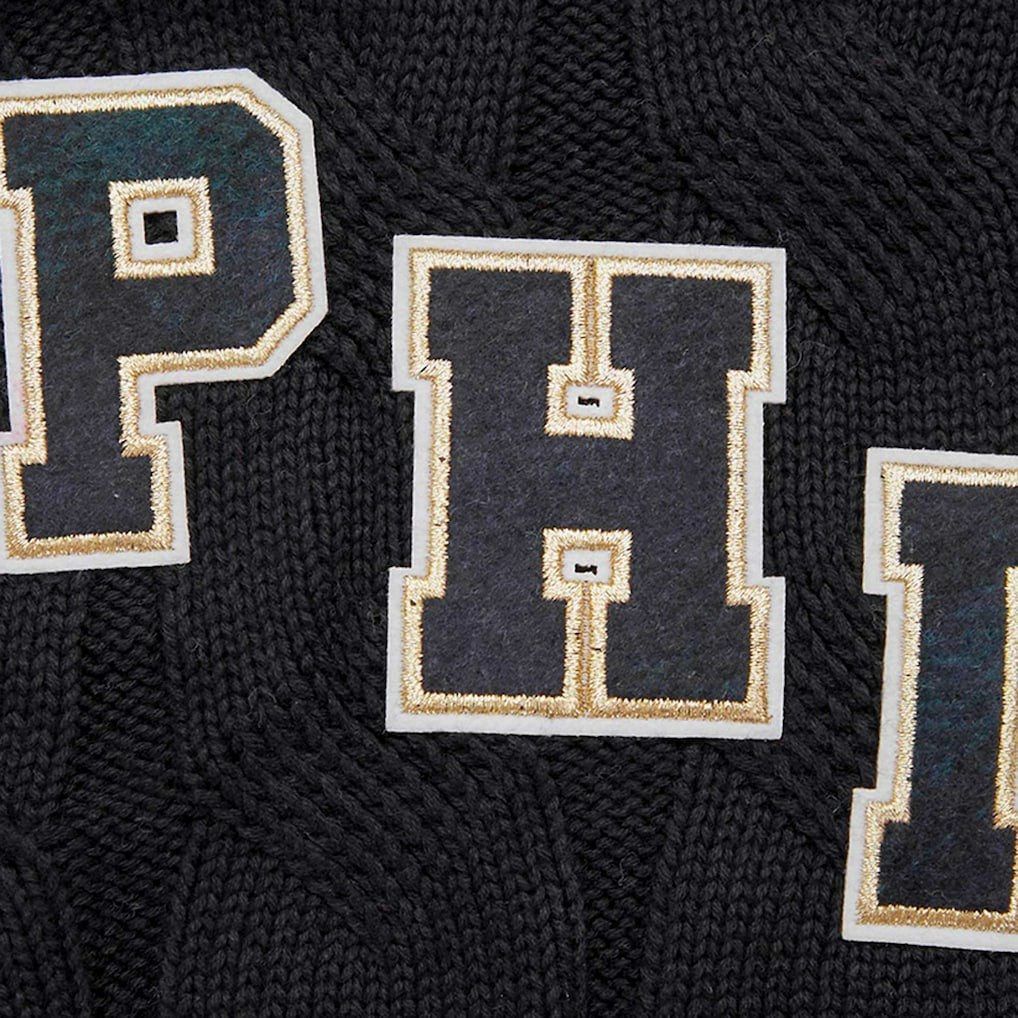 Philadelphia Eagles Pro Standard Women's Prep V-Neck Pullover Sweater Black