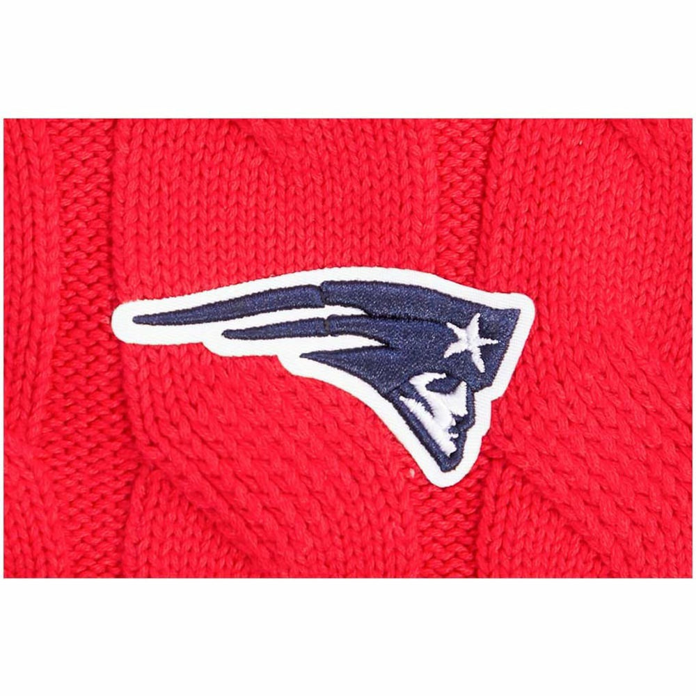 New England Patriots Pro Standard Women's Prep V-Neck Pullover Sweater Red