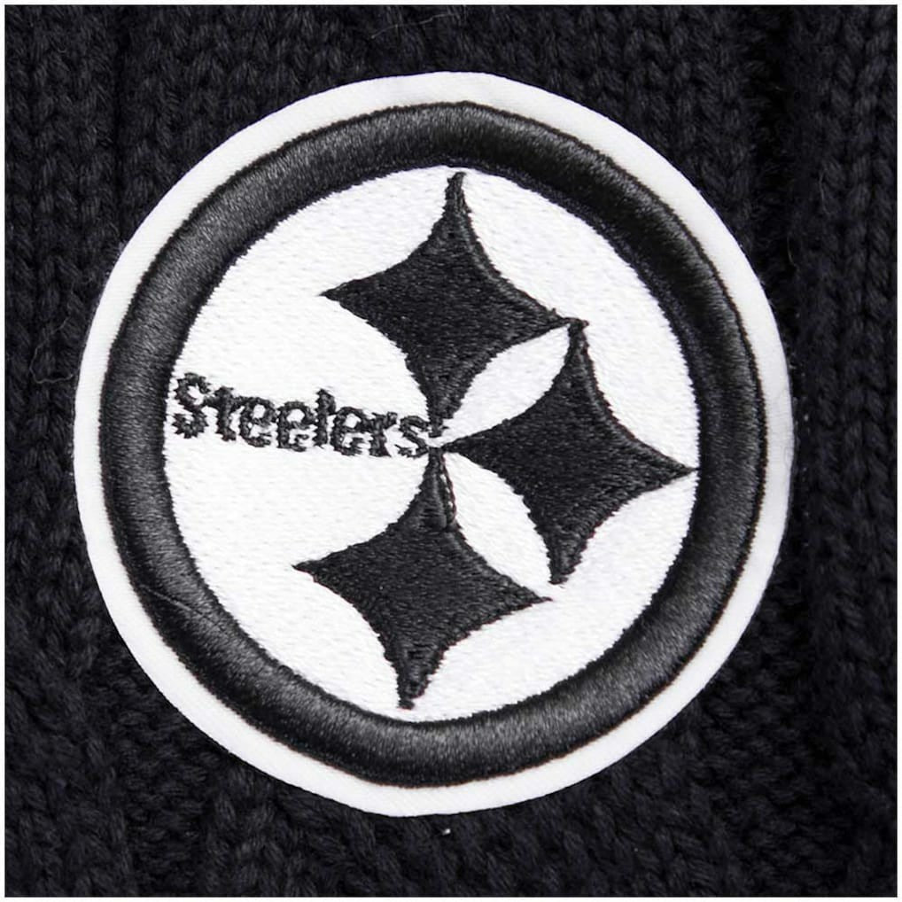 Pittsburgh Steelers Pro Standard Women's Prep V-Neck Pullover Sweater Black