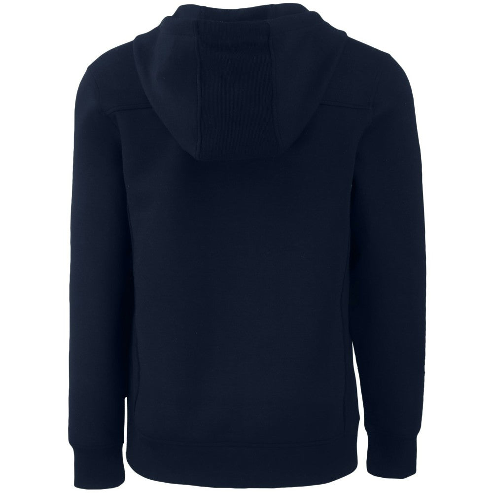 Milwaukee Brewers Cutter & Buck Roam Eco Half-Zip Recycled Pullover Hoodie - Navy - MLB Lifestyle