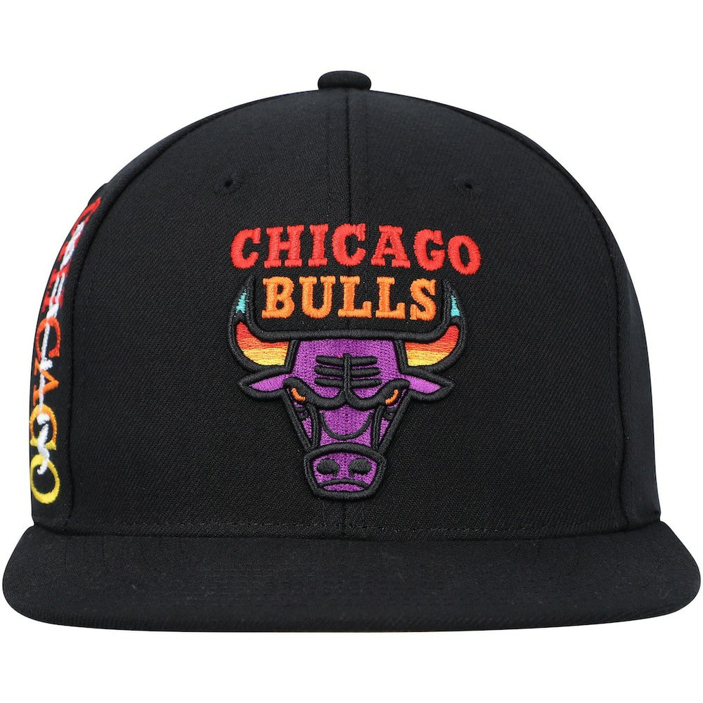 Chicago Bulls Soul High-Grade Fade Undervisor Snapback Hat Black | Mitchell & Ness outlet