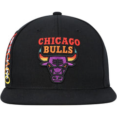 Chicago Bulls Soul High-Grade Fade Undervisor Snapback Hat Black | Mitchell & Ness outlet