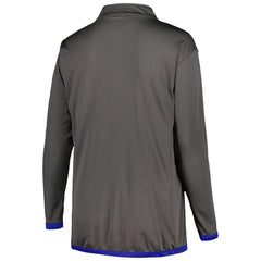 Los Angeles Dodgers Profile Women's Plus Size Quarter-Zip Jacket - Charcoal - MLB Lifestyle