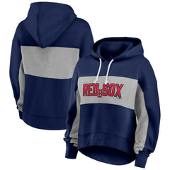 Boston Red Sox Profile Women's Plus Size Pullover Hoodie - Navy - MLB Online