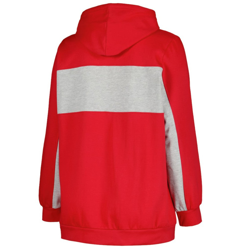St. Louis Cardinals Profile Women's Plus Size Pullover Hoodie - Red - MLB Online