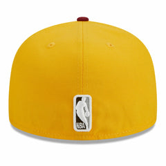 New York Knicks Fall Leaves 2-Tone 59FIFTY Fitted Hat Yellow/Red | New Era Lifestyle