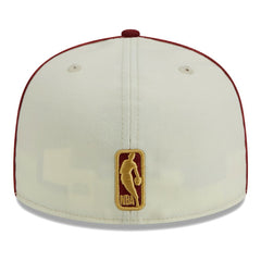 Cleveland Cavaliers Piping 2-Tone 59FIFTY Fitted Hat for sale Cream/Wine | New Era outlet