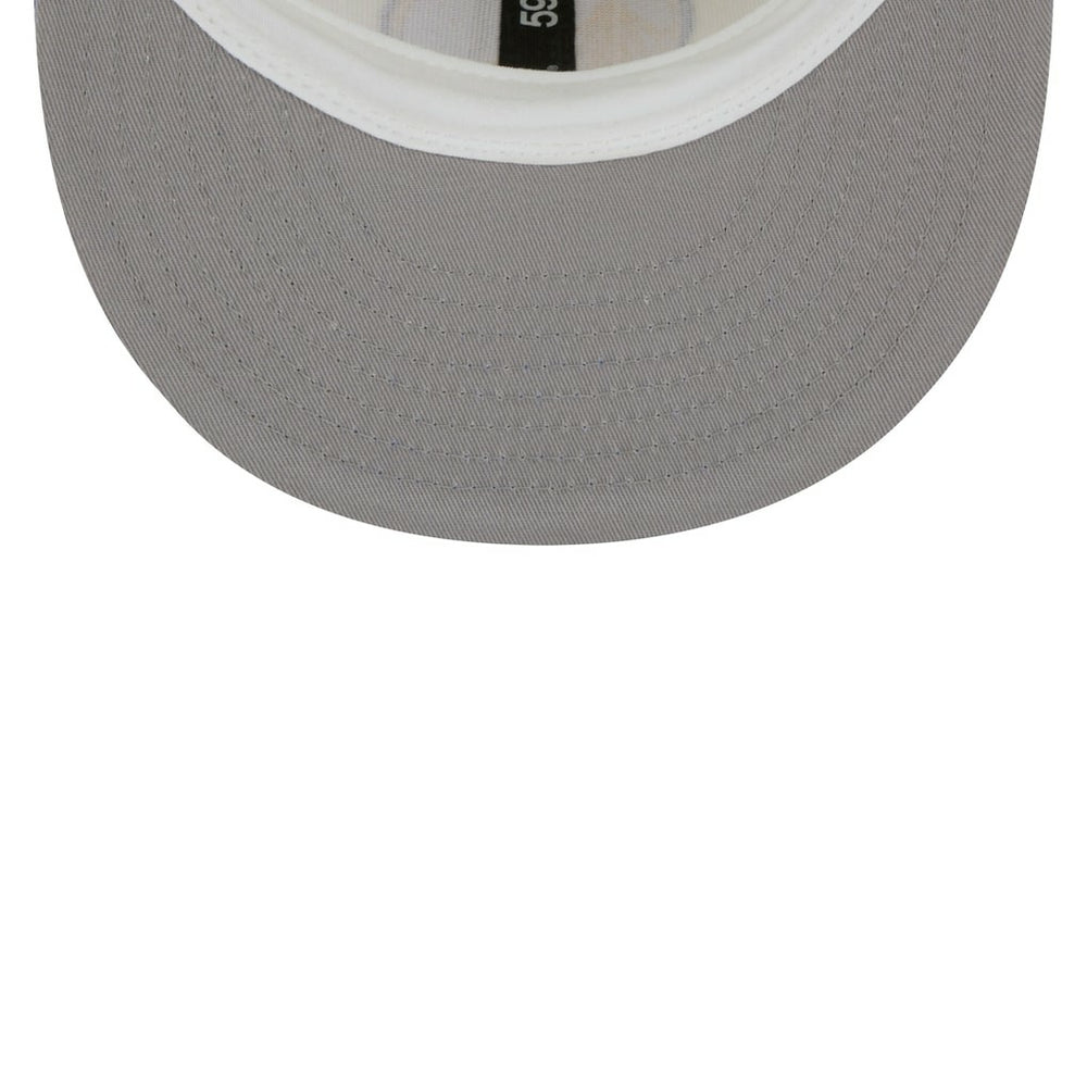 Golden State Warriors Piping 2-Tone 59FIFTY Fitted Hat for sale Cream/Royal | New Era