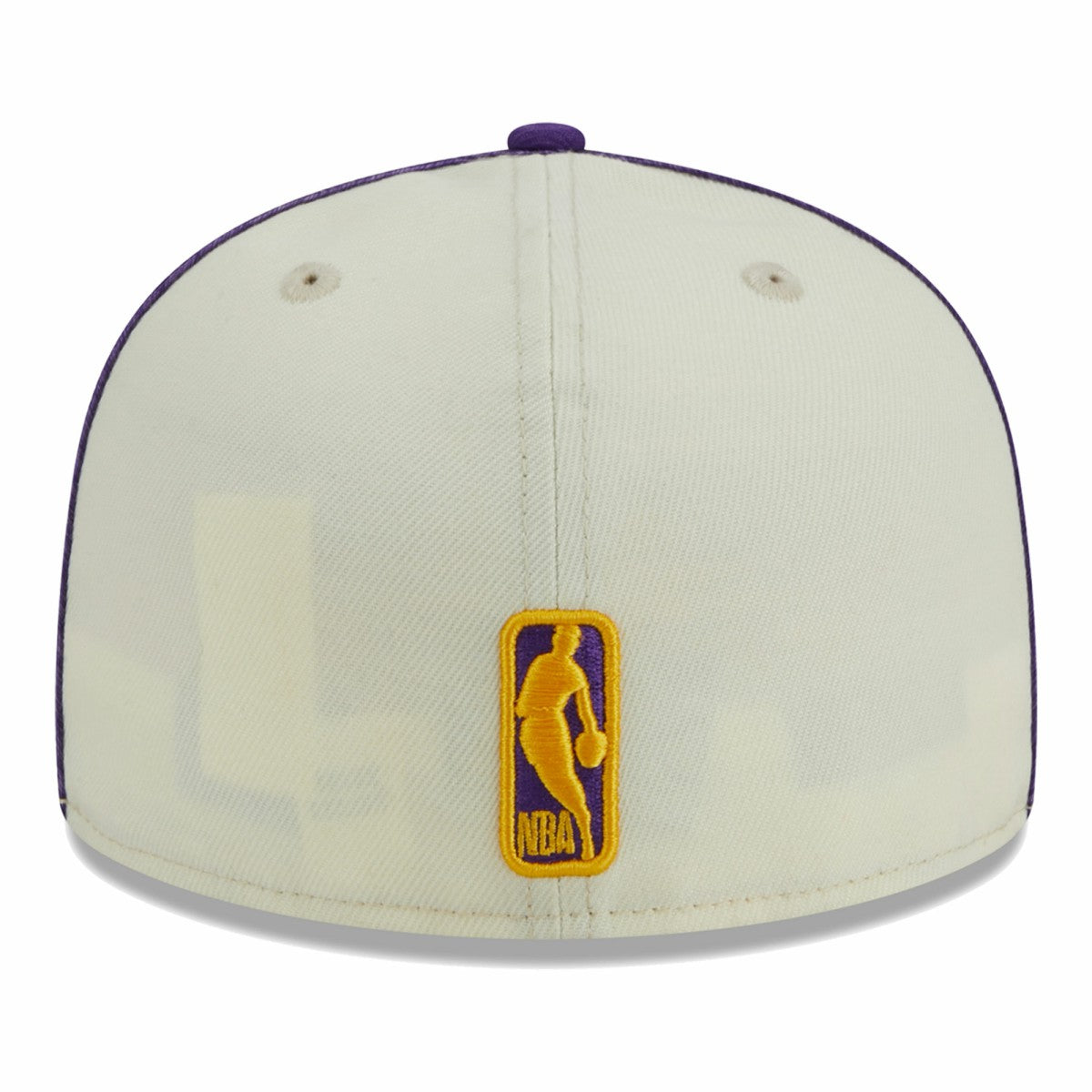 Los Angeles Lakers Piping 2-Tone 59FIFTY Fitted Hat Cream/Purple | New Era outlet