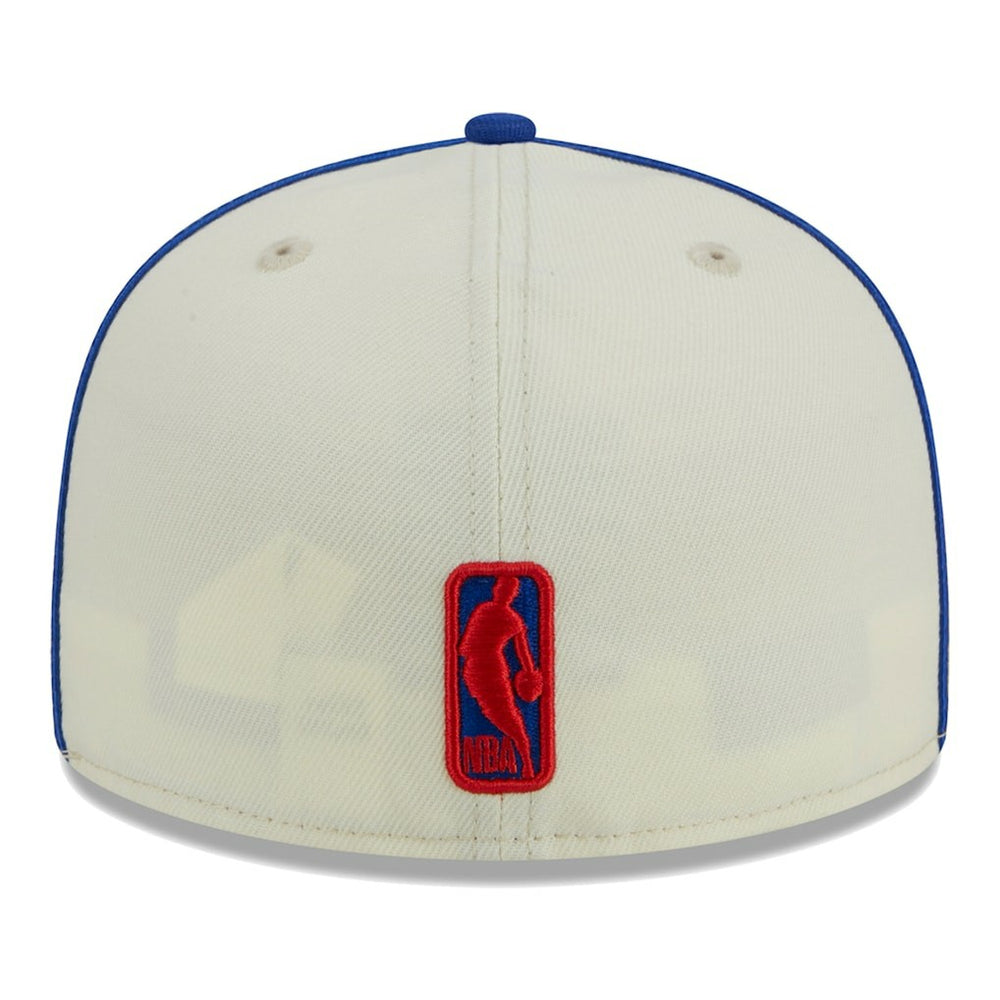 Philadelphia 76ers Piping 2-Tone 59FIFTY Fitted Hat Cream/Royal | New Era online