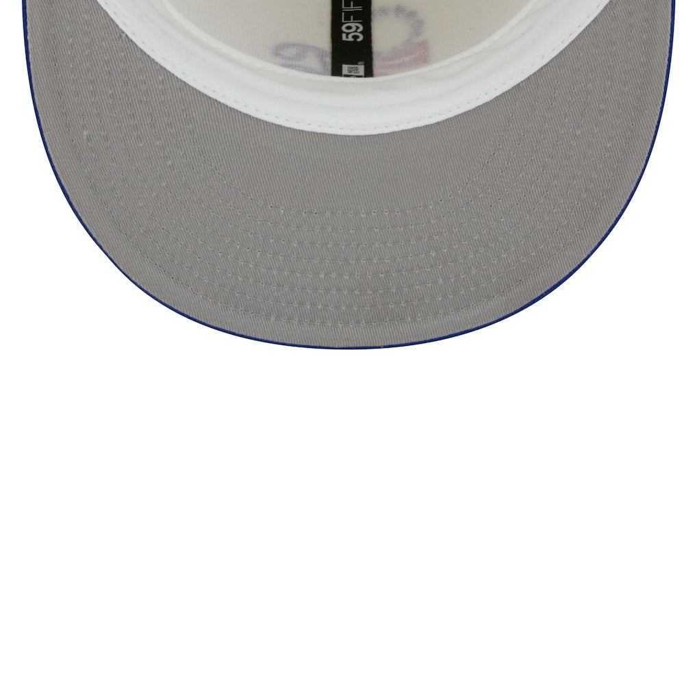 Philadelphia 76ers Piping 2-Tone 59FIFTY Fitted Hat Cream/Royal | New Era online