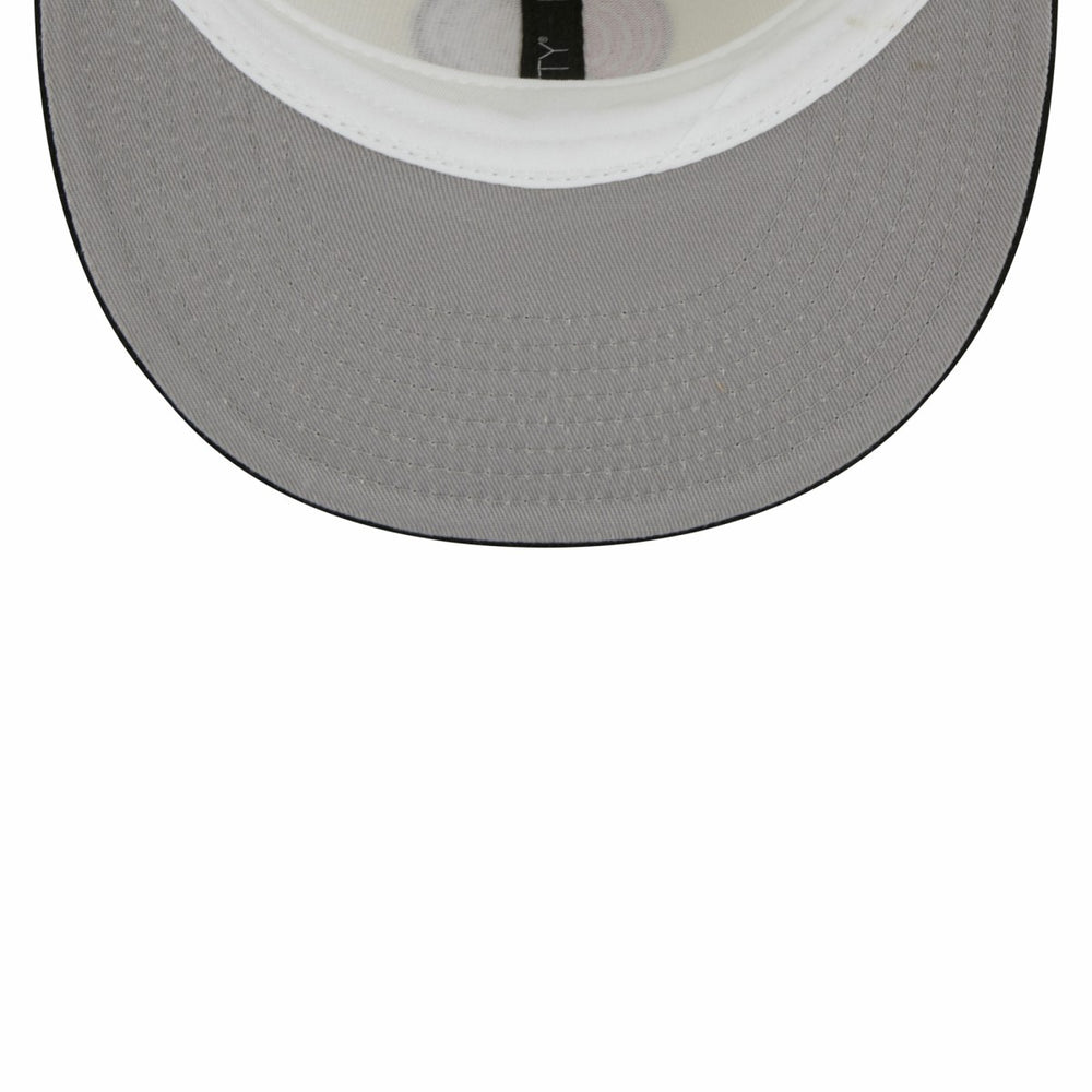 Portland Trail Blazers Piping 2-Tone 59FIFTY Fitted Hat Cream/Black | New Era for sale