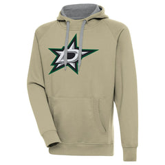 Dallas Stars Antigua Victory Pullover Hoodie - Khaki - NHL 200069215