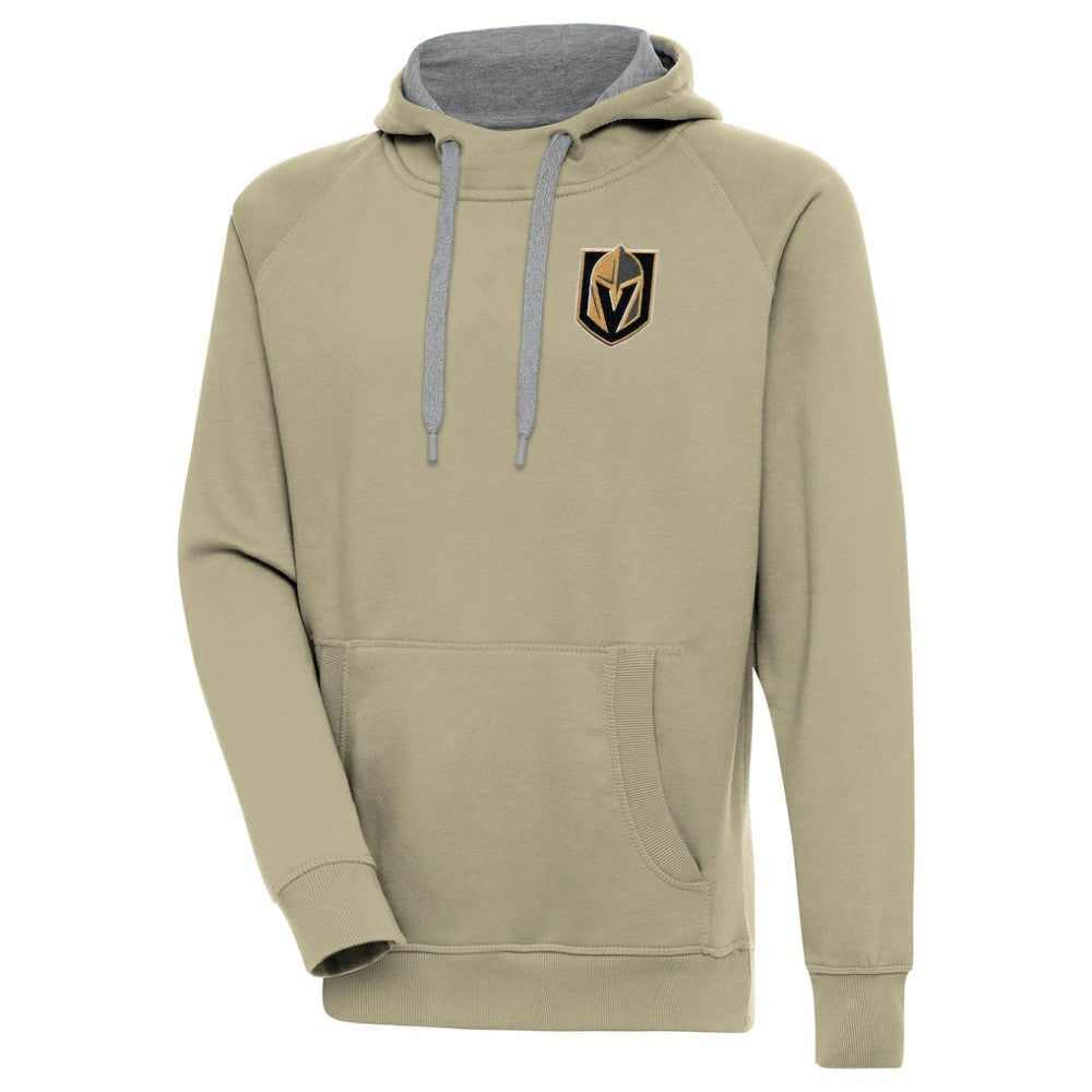 Vegas Golden Knights Antigua Victory Pullover Hoodie - Khaki - NHL 200069295