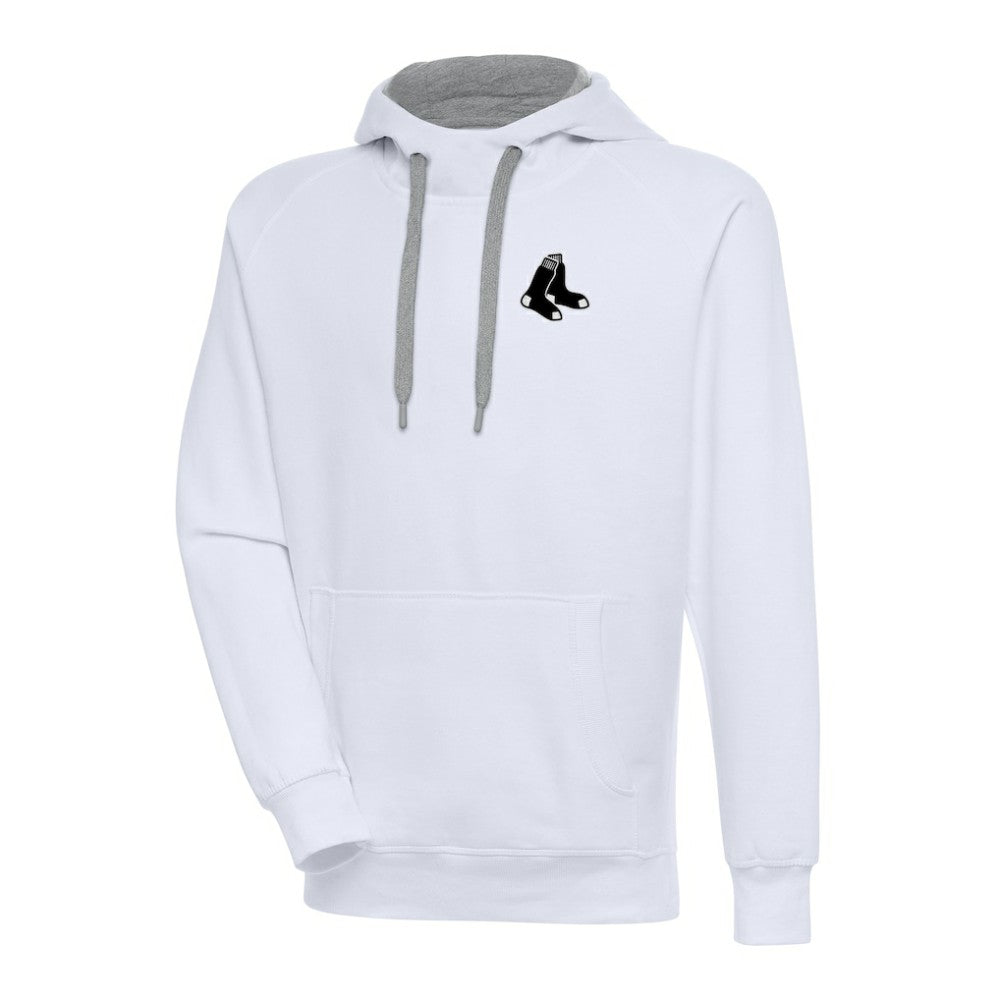 Boston Red Sox Antigua Metallic Victory Pullover Hoodie - White - MLB Online