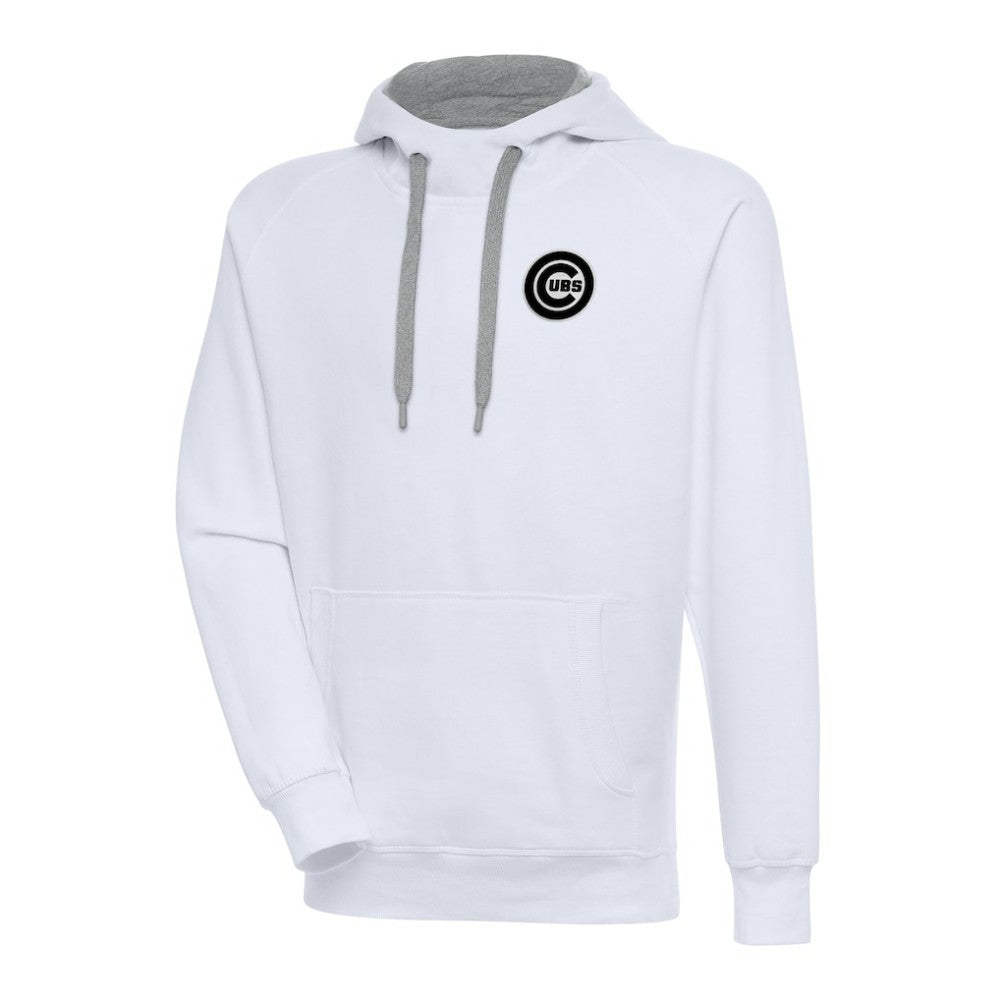 Chicago Cubs Antigua Metallic Victory Pullover Hoodie - White - MLB on Sale