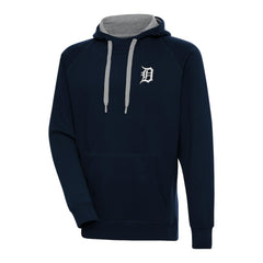 Detroit Tigers Antigua Metallic Victory Pullover Hoodie - Navy - MLB Discount