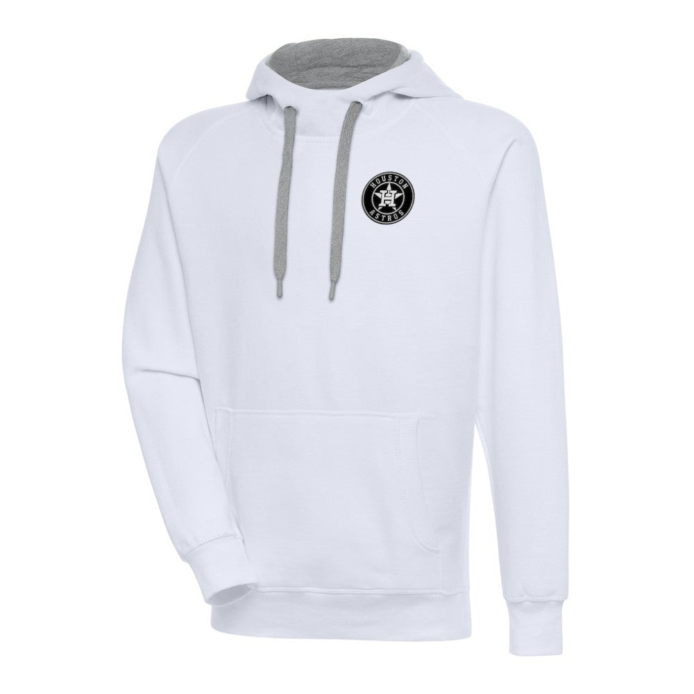 Houston Astros Antigua Metallic Victory Pullover Hoodie - White - MLB Discount