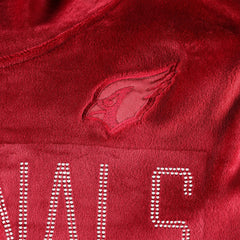 Arizona Cardinals DKNY Sport Women's Deliliah Rhinestone Funnel Neck Pullover Sweatshirt Cardinal