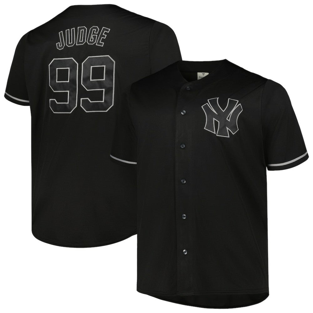Aaron Judge New York Yankees Big & Tall Pop Fashion Jersey - Black - MLB Discount