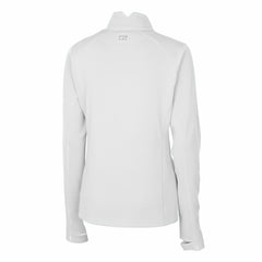 Cleveland Guardians Cutter & Buck Women's DryTec Traverse Stretch Quarter-Zip Pullover Top - White - MLB Sale