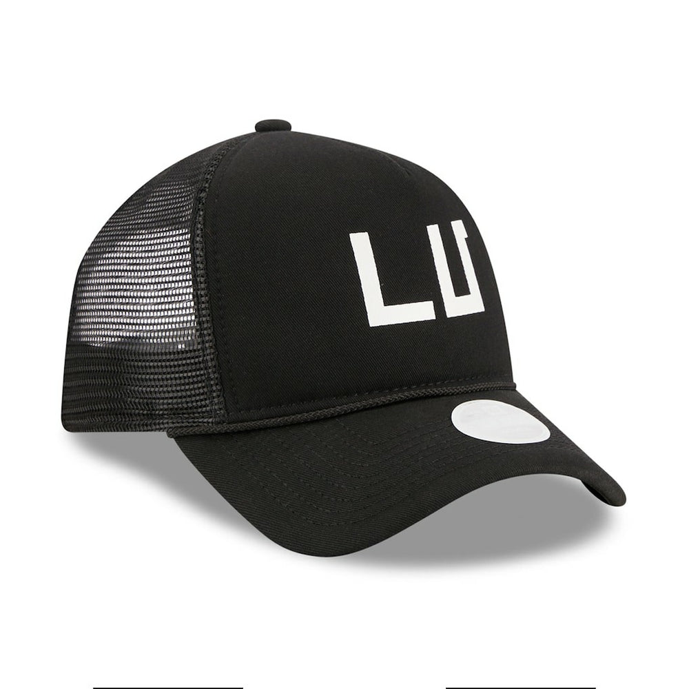 Las Vegas Raiders New Era Women's McGee Trucker 9FORTY Adjustable Hat Black