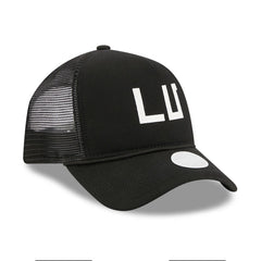 Las Vegas Raiders New Era Women's McGee Trucker 9FORTY Adjustable Hat Black