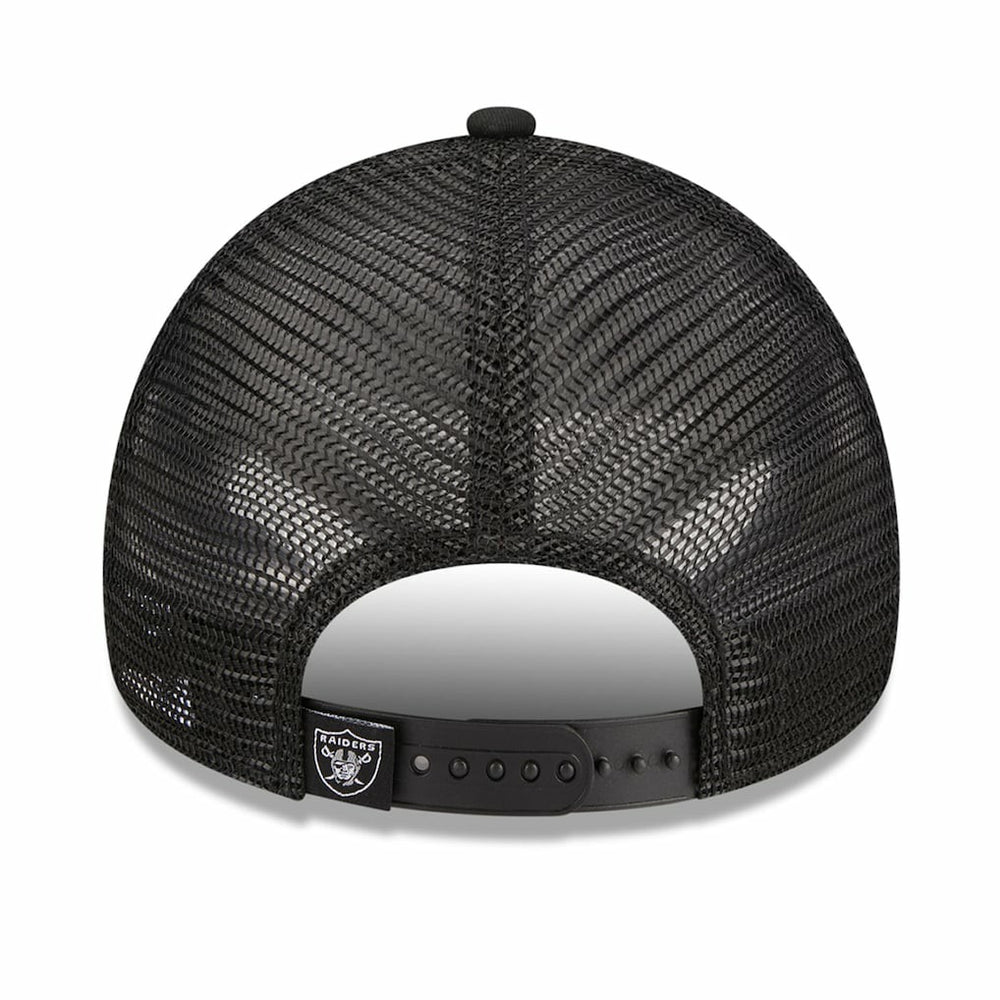 Las Vegas Raiders New Era Women's McGee Trucker 9FORTY Adjustable Hat Black