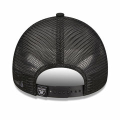 Las Vegas Raiders New Era Women's McGee Trucker 9FORTY Adjustable Hat Black