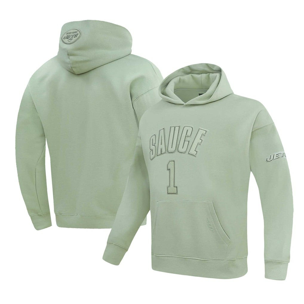 Ahmad Sauce Gardner New York Jets Pro Standard Player Name & Number Pullover Hoodie Light Green