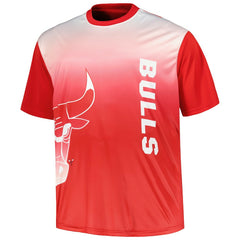 Chicago Bulls Big & Tall Sublimated T-Shirt Red