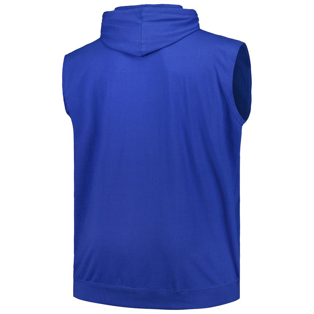 Philadelphia 76ers Big & Tall Jersey Muscle Pullover Hoodie Royal | Fanatics discount