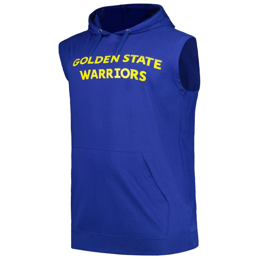 Golden State Warriors Big & Tall Jersey Muscle Pullover Hoodie for sale Royal | Fanatics Near Me