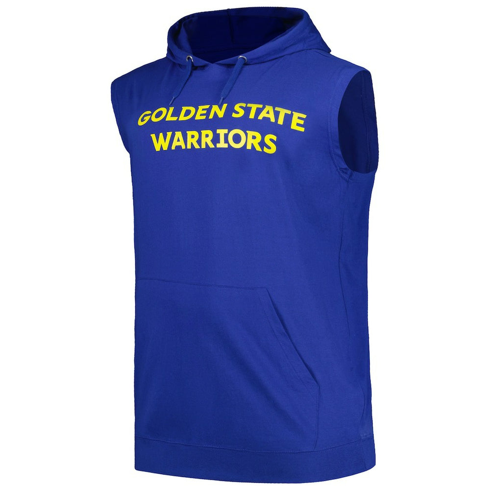 Golden State Warriors Big & Tall Jersey Muscle Pullover Hoodie for sale Royal | Fanatics Near Me