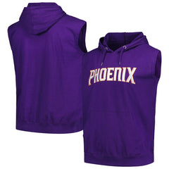 Phoenix Suns Jersey Muscle Pullover Hoodie Purple | Fanatics discount