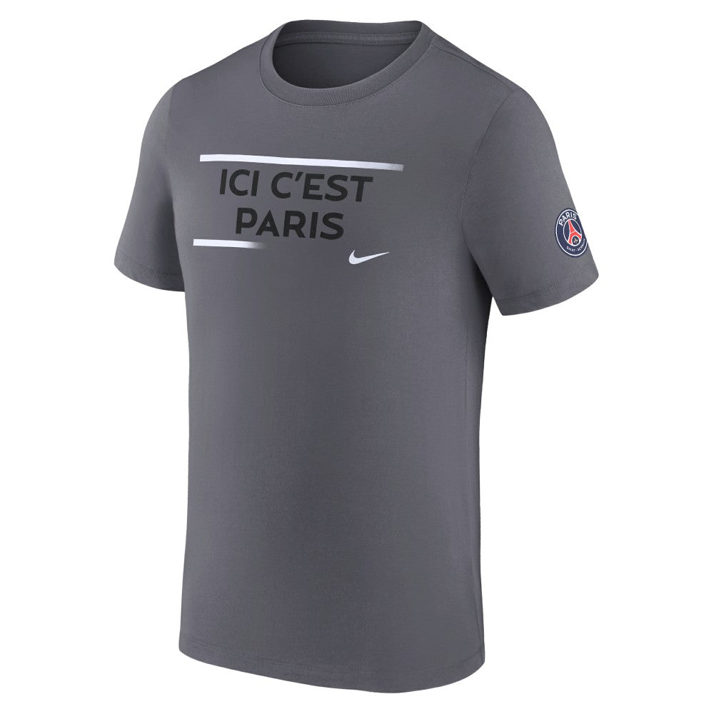 Paris Saint-Germain Verbiage T-Shirt Gray - Nike sale