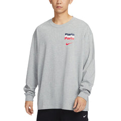 Paris Saint-Germain Legend Long Sleeve T-Shirt Heather Gray - Nike