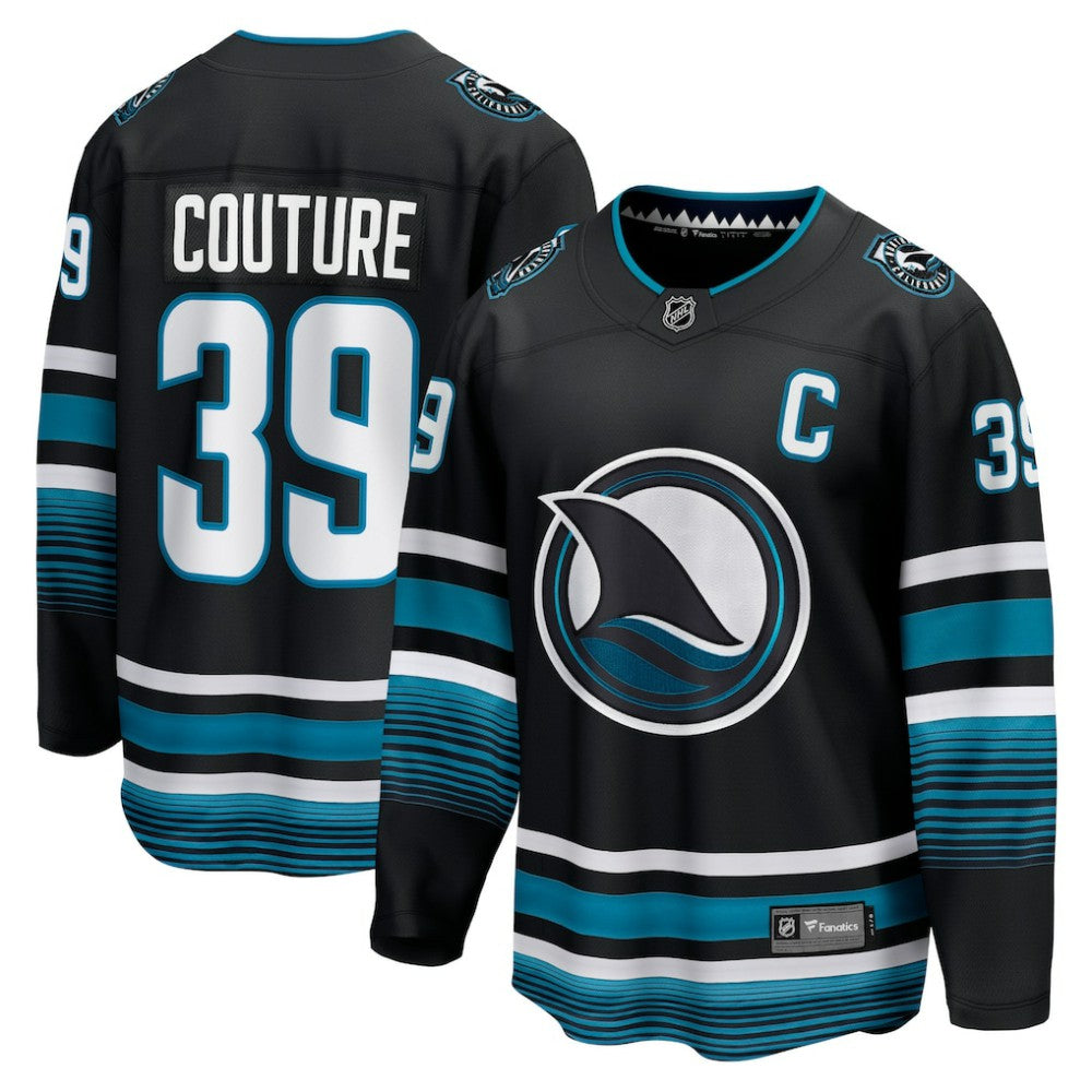 Logan Couture San Jose Sharks Fanatics Breakaway Jersey - Black - NHL 200073788