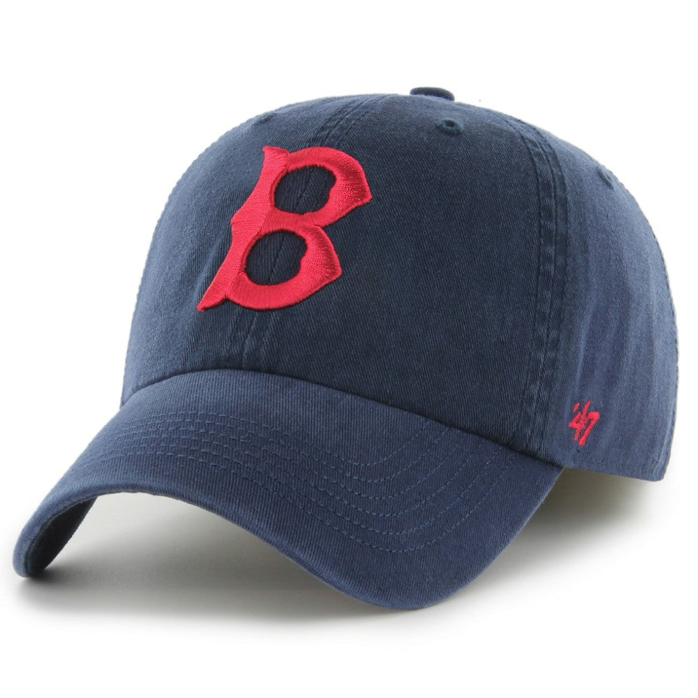 Boston Red Sox '47 Cooperstown Collection Franchise Fitted Hat - Navy - 47 brand Lifestyle