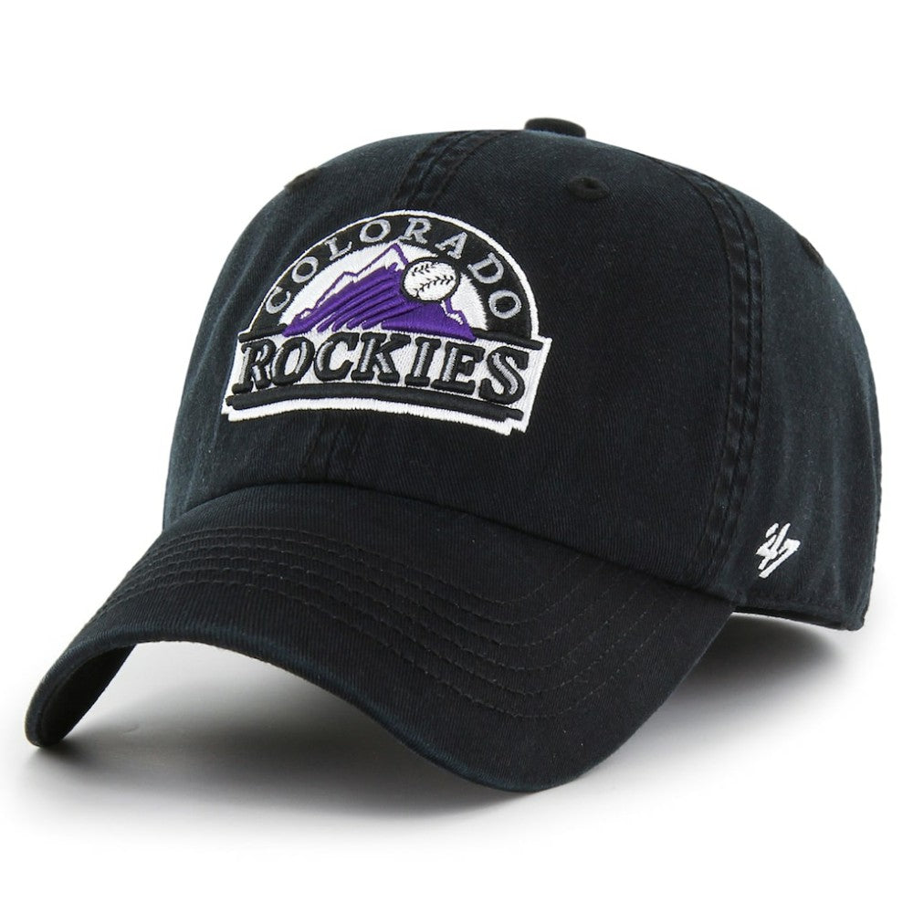 Colorado Rockies '47 Cooperstown Collection Franchise Fitted Hat - Black - 47 brand Sale