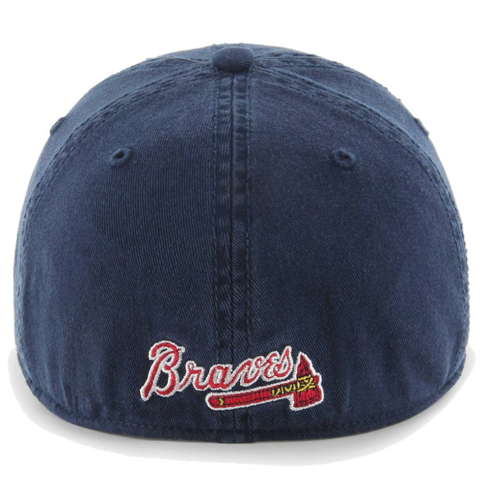 Atlanta Braves '47 Franchise Logo Fitted Hat - Navy - 47 brand on Sale