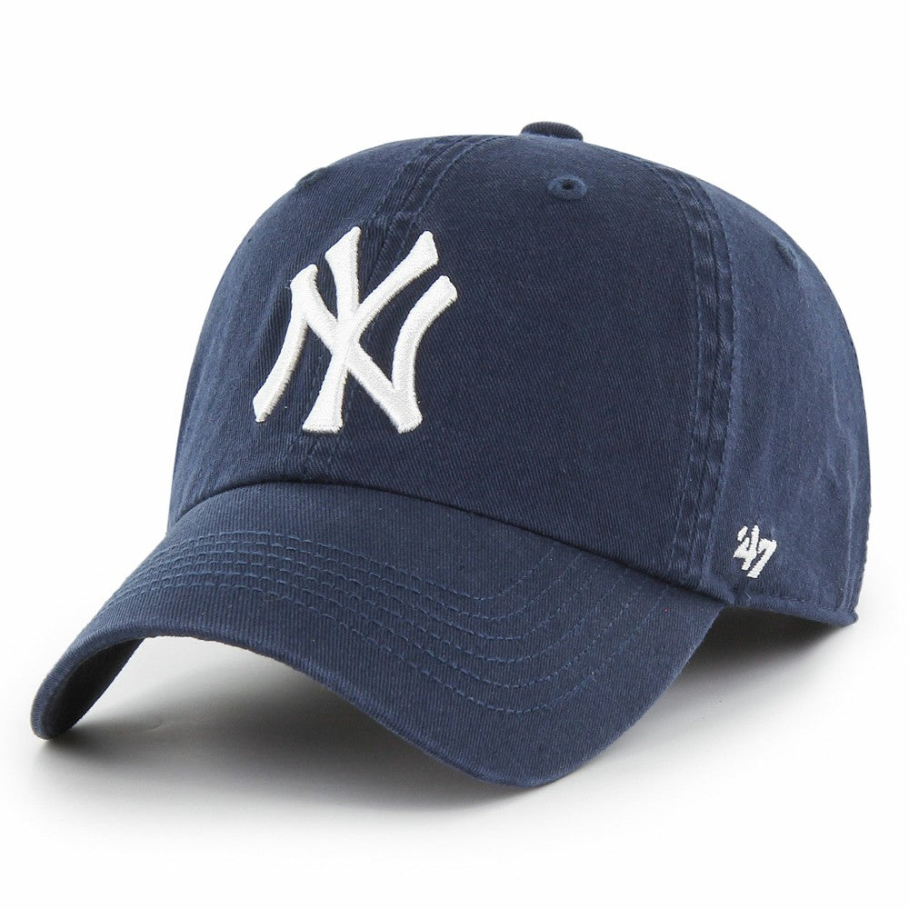 New York Yankees '47 Franchise Logo Fitted Hat - Navy - 47 brand on Sale
