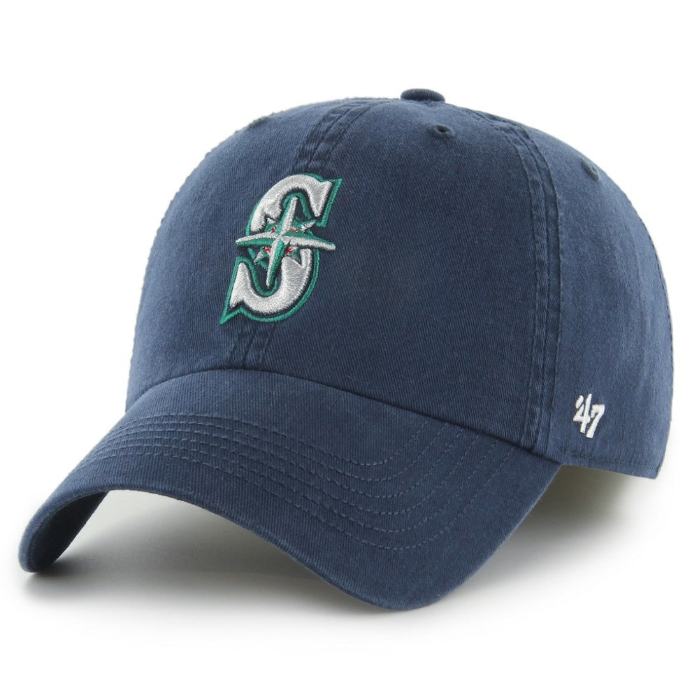 Seattle Mariners '47 Franchise Logo Fitted Hat - Navy - 47 brand Online