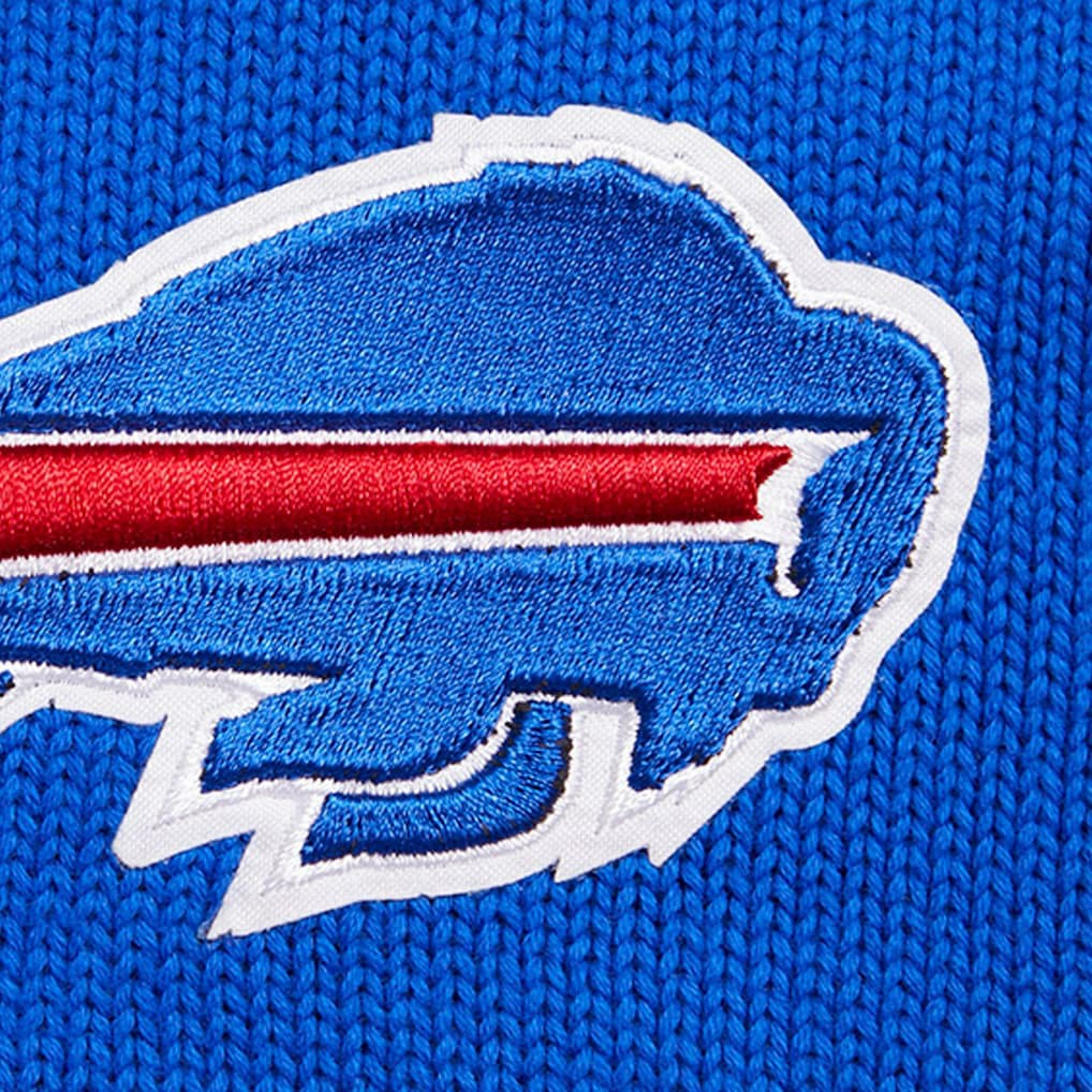 Buffalo Bills Pro Standard Crewneck Pullover Sweater & Cuffed Knit Hat Box Gift Set Royal