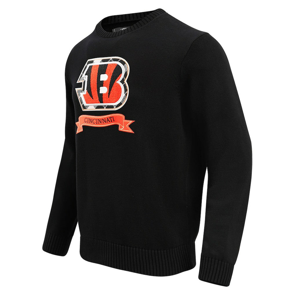 Cincinnati Bengals Pro Standard Prep Knit Sweater Black