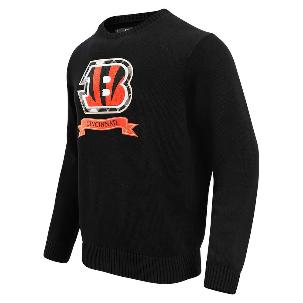 Cincinnati Bengals Pro Standard Prep Knit Sweater Black