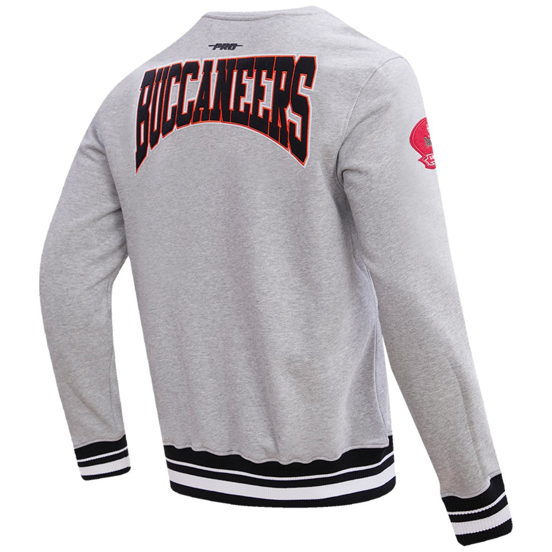 Tampa Bay Buccaneers Pro Standard Crest Emblem Pullover Sweatshirt Heather Gray