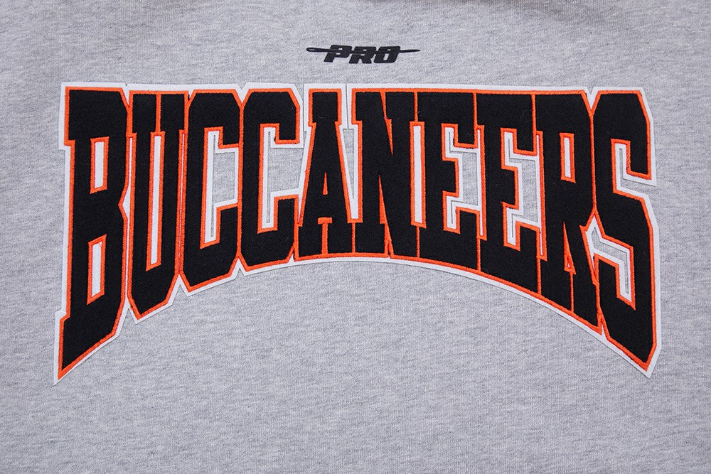 Tampa Bay Buccaneers Pro Standard Crest Emblem Pullover Sweatshirt Heather Gray