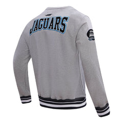 Jacksonville Jaguars Pro Standard Crest Emblem Pullover Sweatshirt Heather Gray